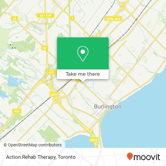 Action Rehab Therapy map