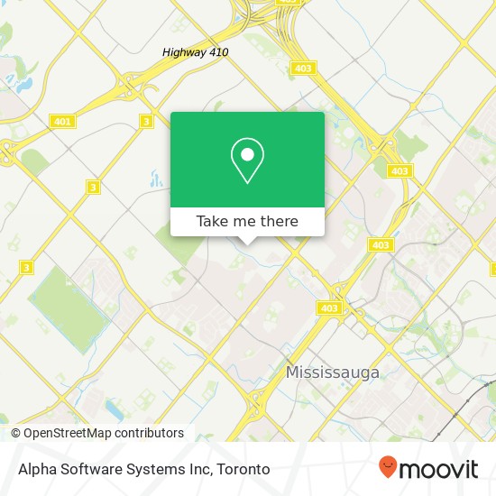 Alpha Software Systems Inc map