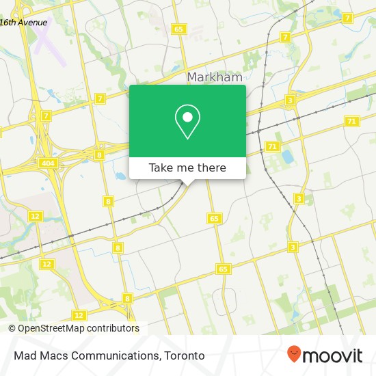 Mad Macs Communications map
