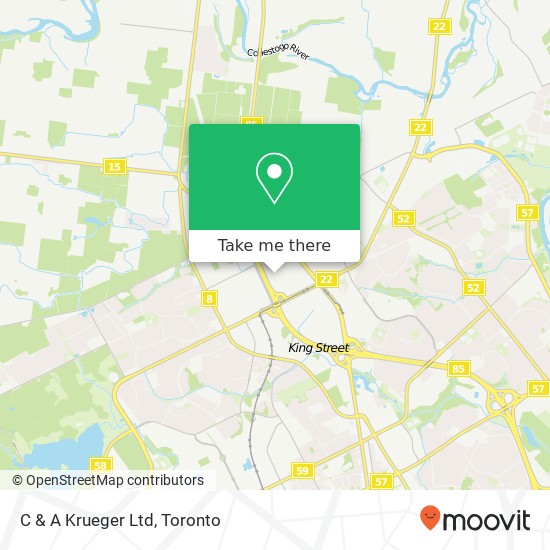 C & A Krueger Ltd map