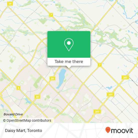 Daisy Mart map