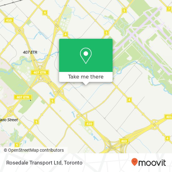 Rosedale Transport Ltd map