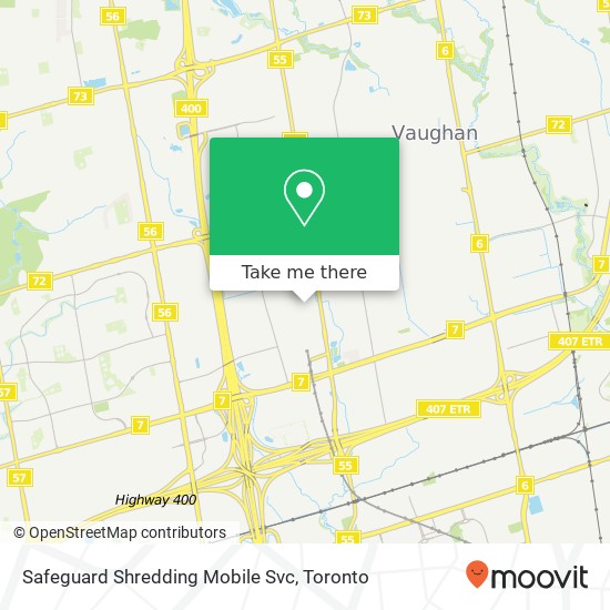 Safeguard Shredding Mobile Svc map