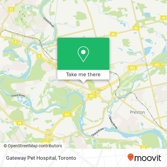 Gateway Pet Hospital map