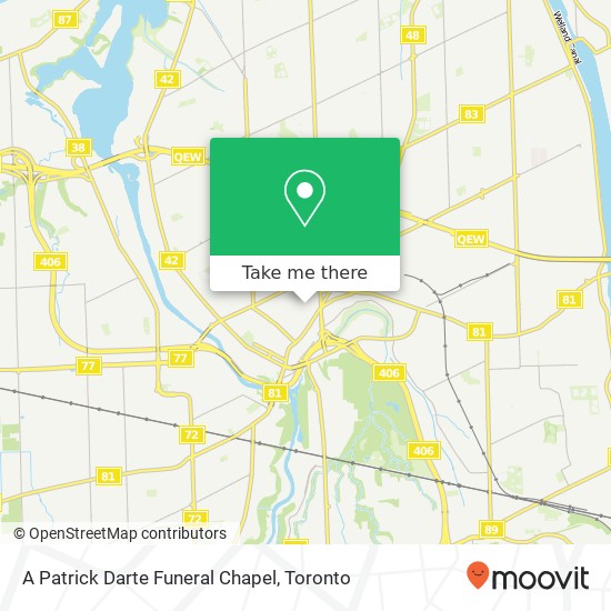 A Patrick Darte Funeral Chapel map