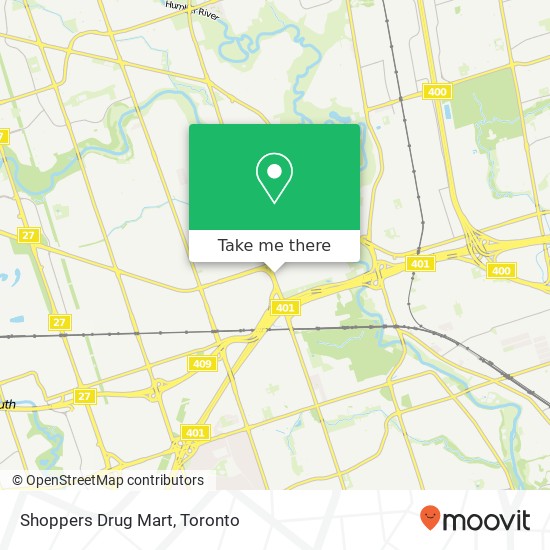 Shoppers Drug Mart map