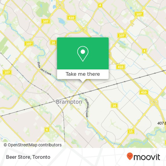 Beer Store map