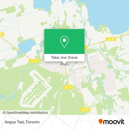 Angus Taxi map