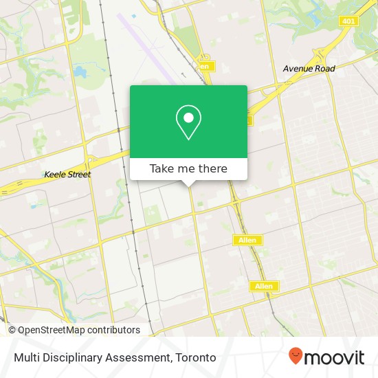 Multi Disciplinary Assessment map