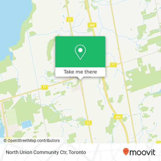 North Union Community Ctr map