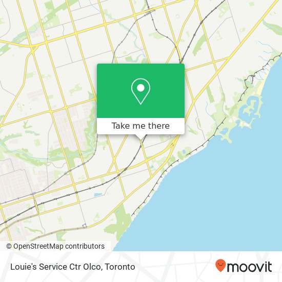 Louie's Service Ctr Olco map