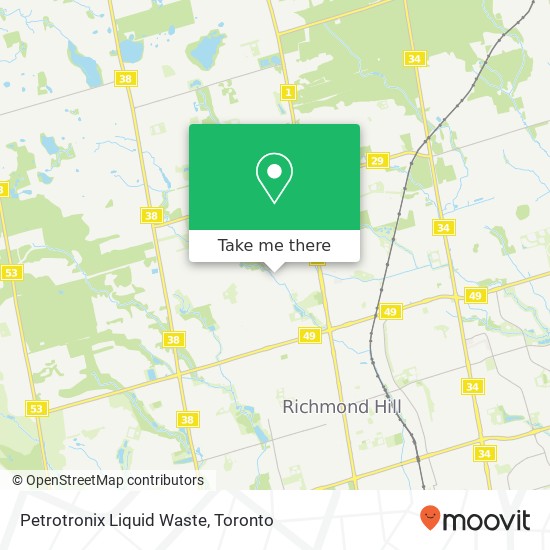 Petrotronix Liquid Waste map