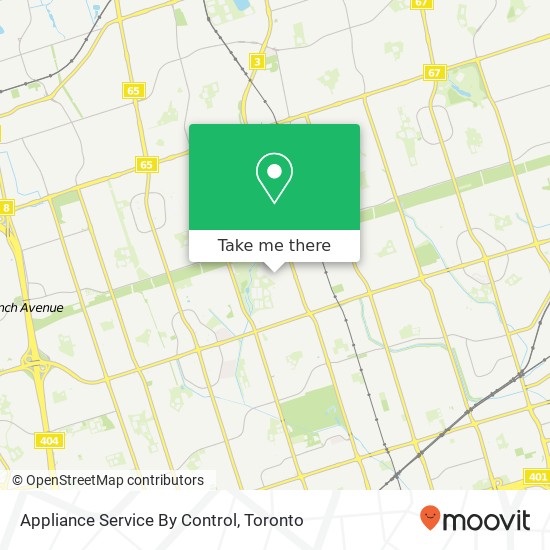 Appliance Service By Control map