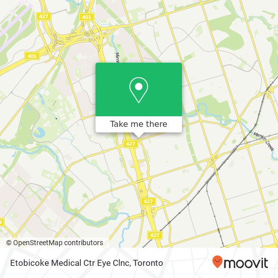 Etobicoke Medical Ctr Eye Clnc plan