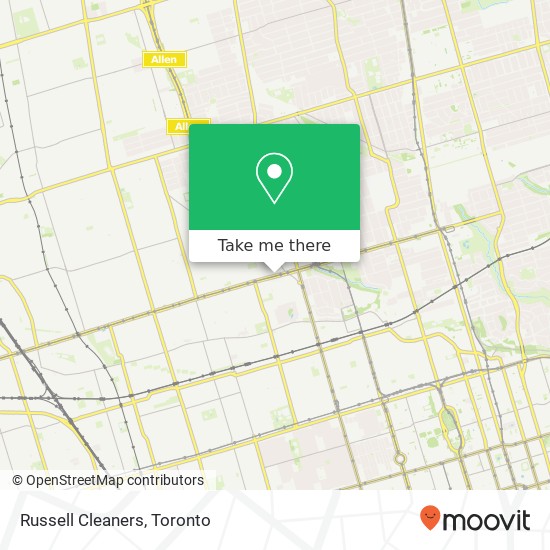 Russell Cleaners map