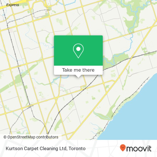 Kurtson Carpet Cleaning Ltd map