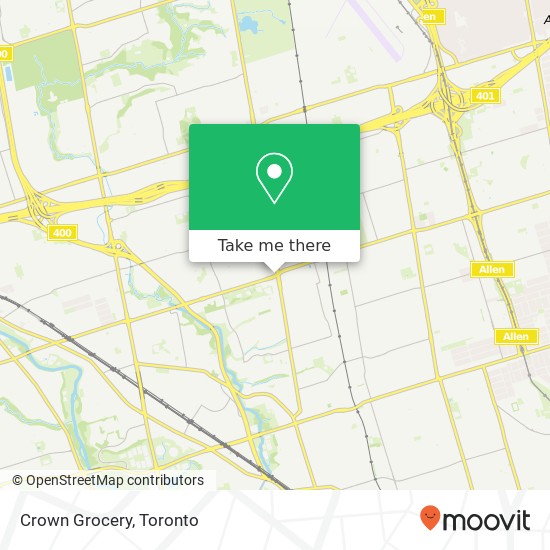 Crown Grocery map