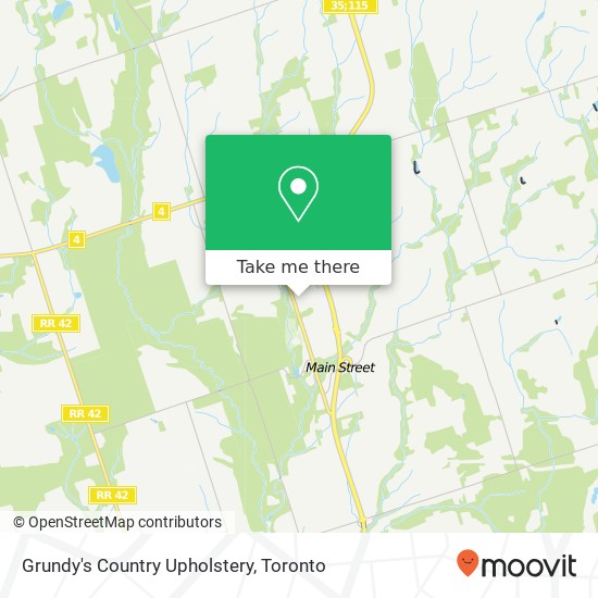 Grundy's Country Upholstery map