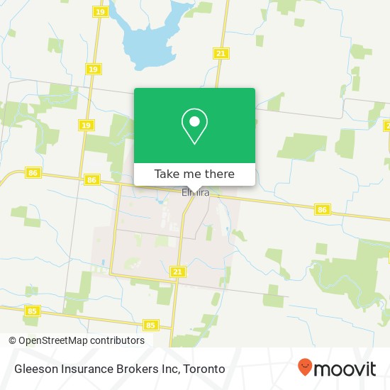 Gleeson Insurance Brokers Inc map