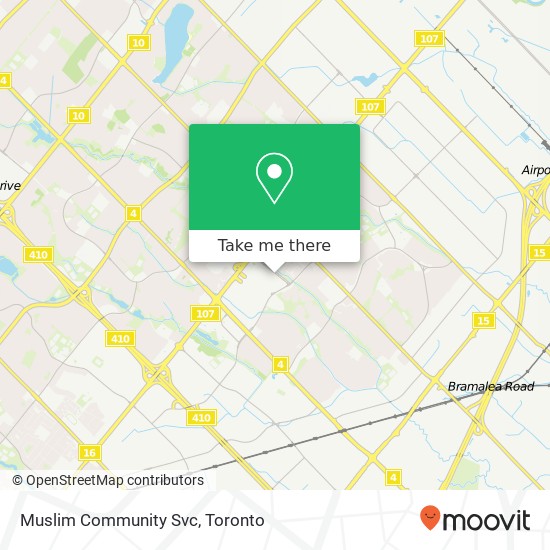 Muslim Community Svc map