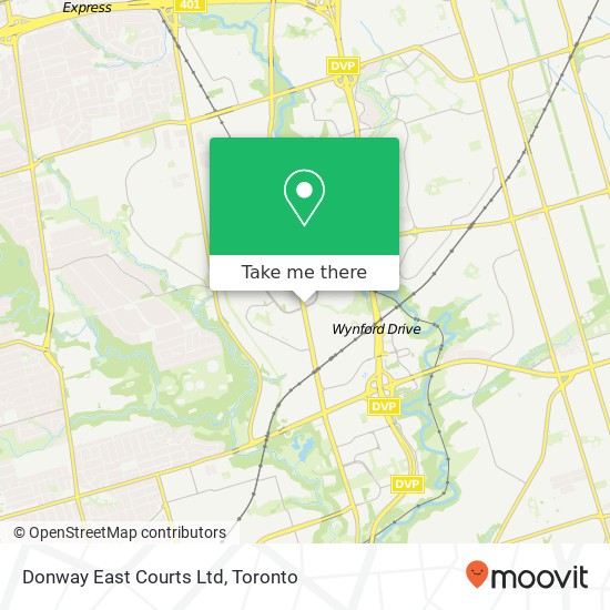 Donway East Courts Ltd map