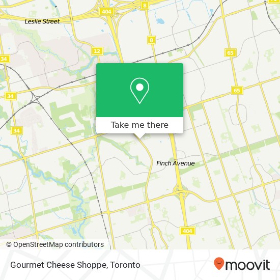 Gourmet Cheese Shoppe map