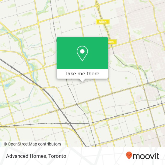 Advanced Homes map