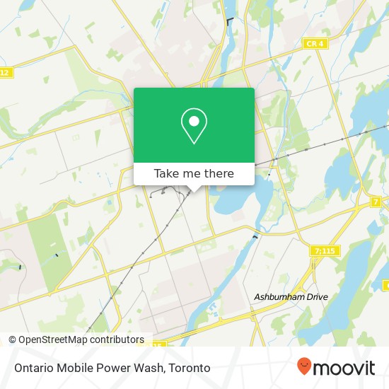 Ontario Mobile Power Wash map