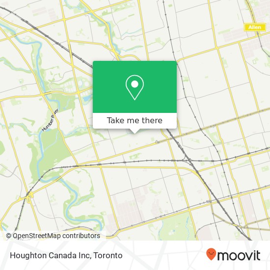Houghton Canada Inc map