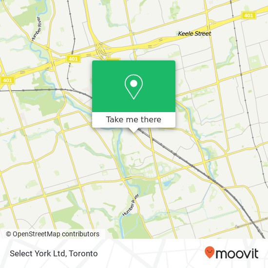 Select York Ltd map