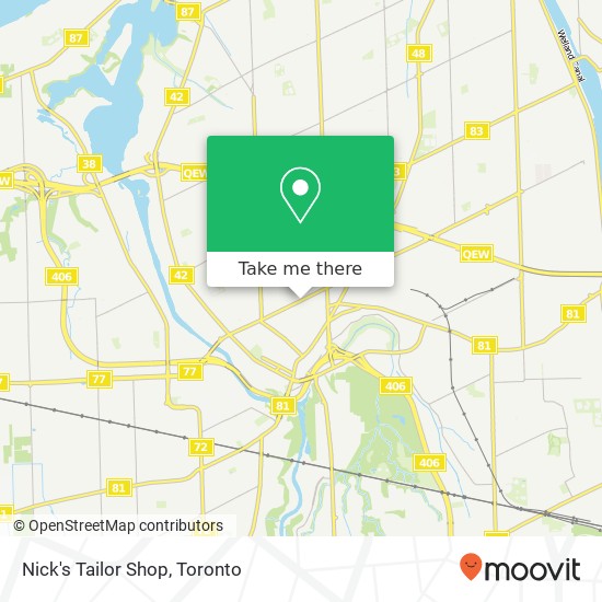 Nick's Tailor Shop map