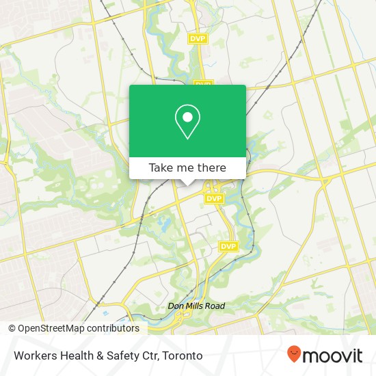 Workers Health & Safety Ctr map