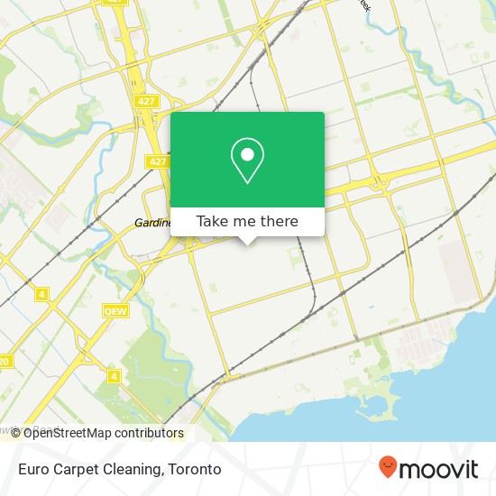 Euro Carpet Cleaning map