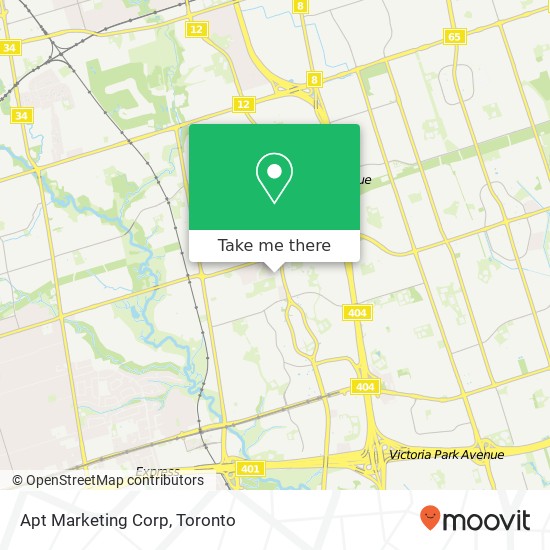 Apt Marketing Corp map