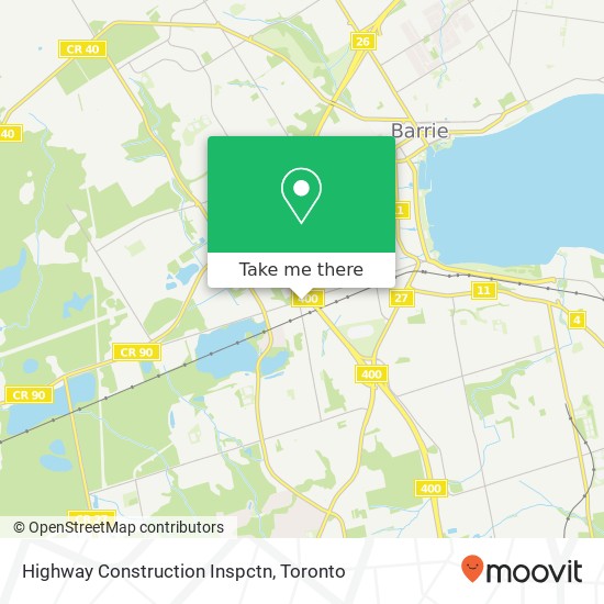Highway Construction Inspctn map