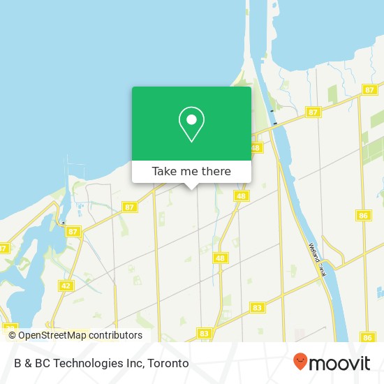 B & BC Technologies Inc map