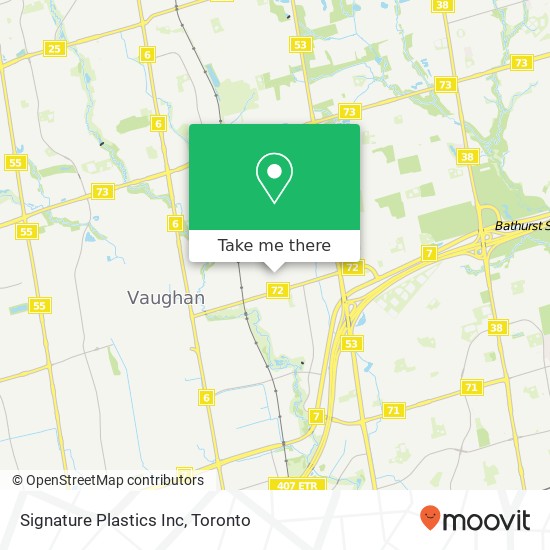 Signature Plastics Inc map