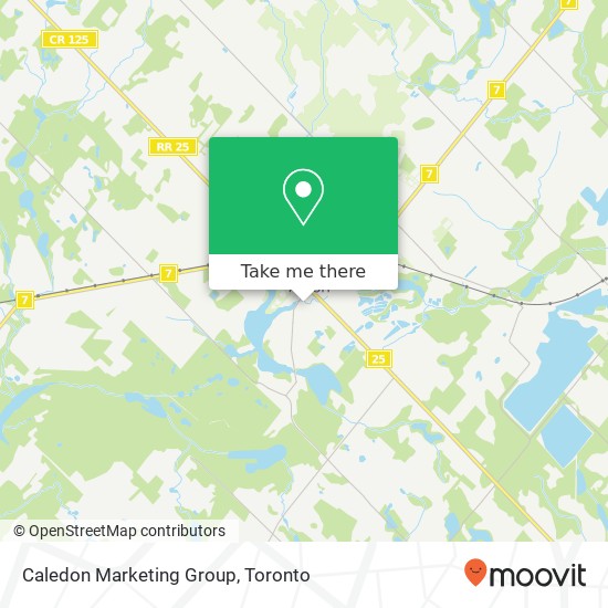 Caledon Marketing Group map