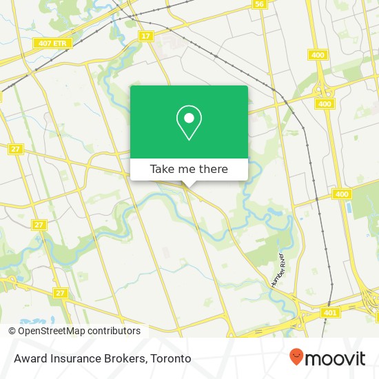 Award Insurance Brokers map