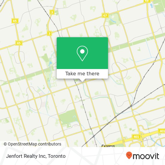 Jenfort Realty Inc map