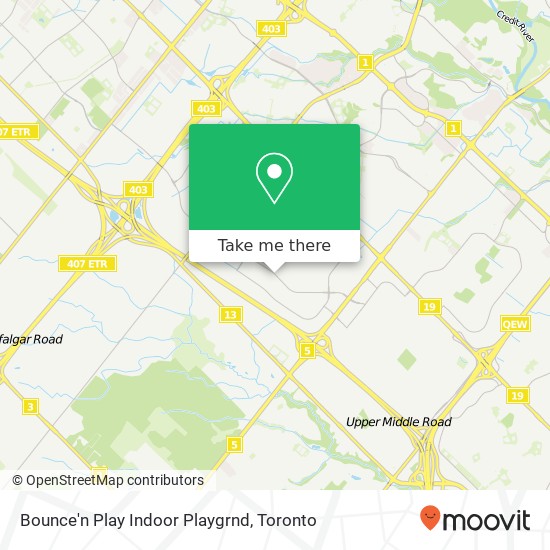 Bounce'n Play Indoor Playgrnd map