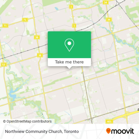 Northview Community Church map