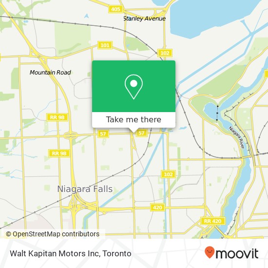 Walt Kapitan Motors Inc map