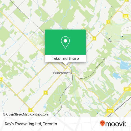 Ray's Excavating Ltd map