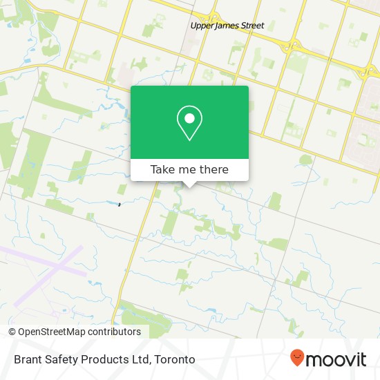 Brant Safety Products Ltd map