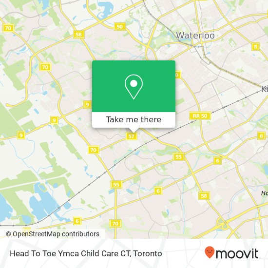 Head To Toe Ymca Child Care CT map