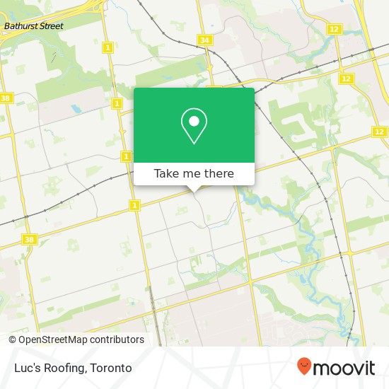 Luc's Roofing map