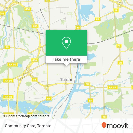 Community Care map