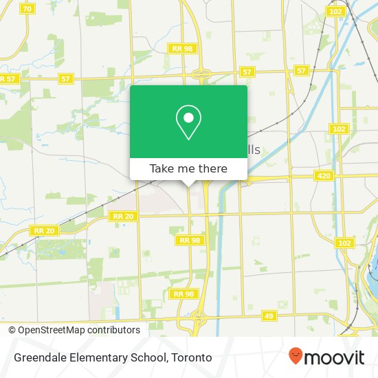 Greendale Elementary School map