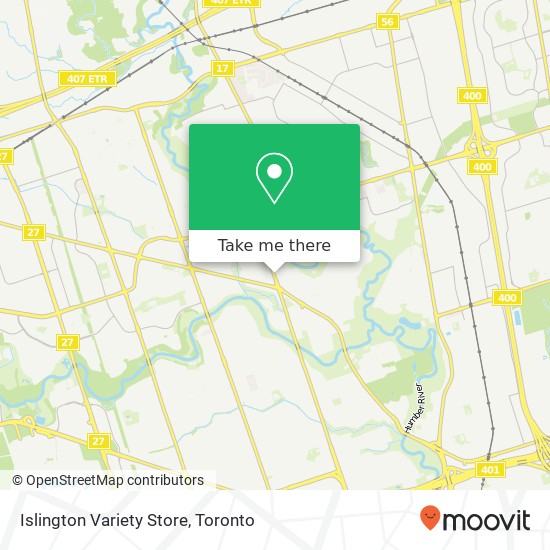 Islington Variety Store map